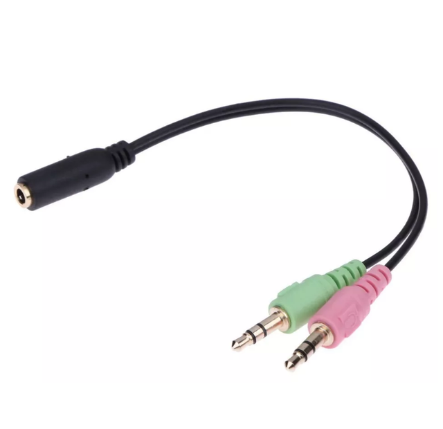 Adaptador 3.5mm Para Audífonos Con Micrófono