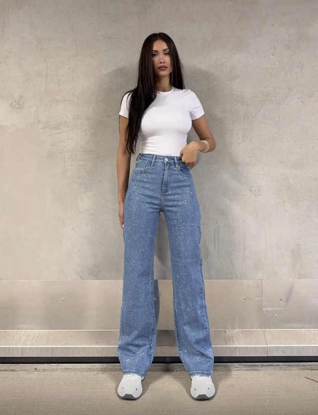 Jeans met glitter