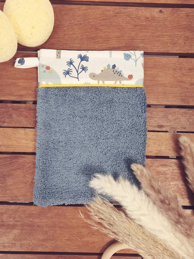 Gant de toilette Dino Encre
