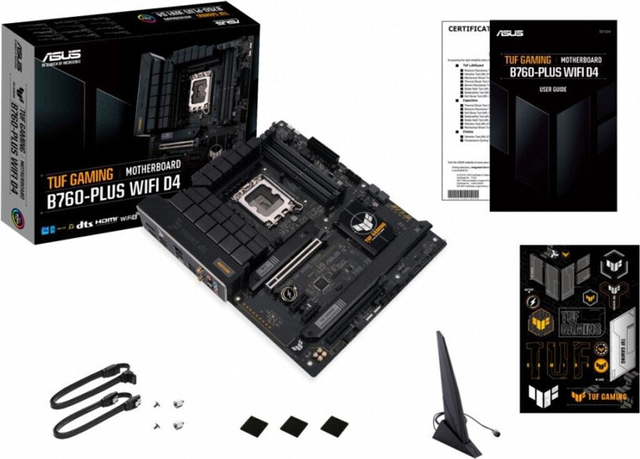 02.2.0077 – Scheda Madre ASUS TUF Gaming B760‑PLUS WiFi DDR5 – ATX gaming con WiFi per Intel 12ª/13ª/14ª Gen
