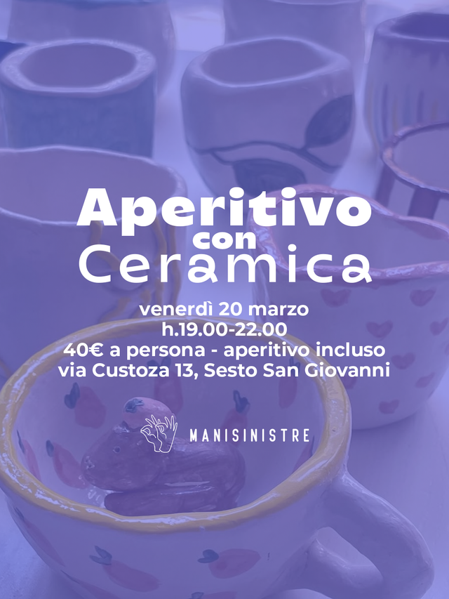 Aperitivo con ceramica!