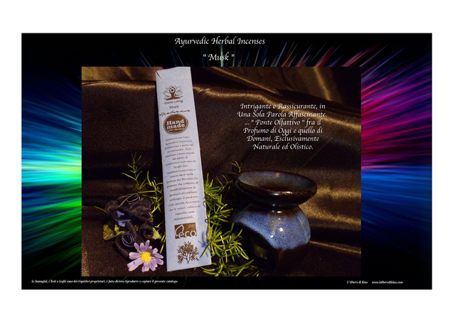 Musk - Ayurvedic Herbal Incenses - Divine Leaving