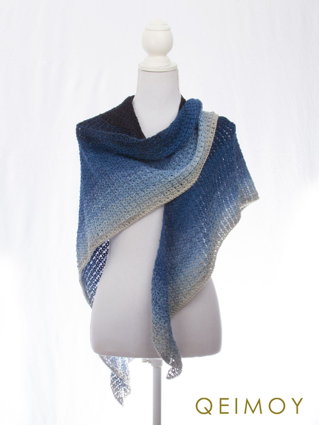 Veelzijdige gehaakte zomerse omslagdoek - handgemaakte pareo, sjaal, strandkleding, damesmode