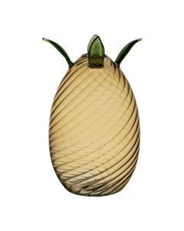 VASE ANANAS LUMI JAUNE+VERT