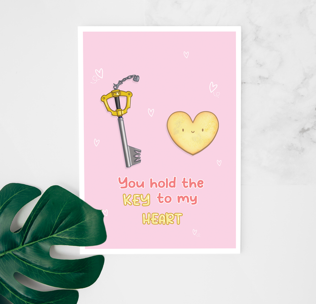 Kingdom Hearts Greeting card