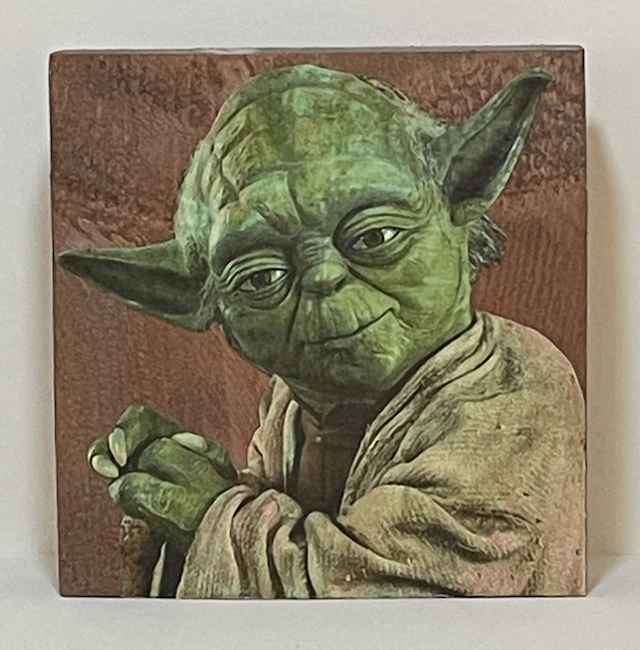 Holzblock Yoda Kupfer - Jane Framer 