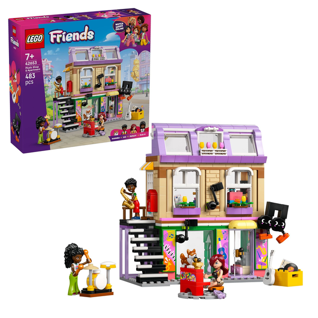 LEGO 42653 Friends Musikladen & Wohnung