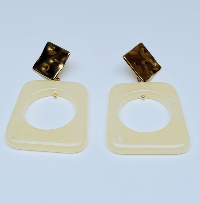 Boucles d&#039;Oreilles Rectangulaires Daniela