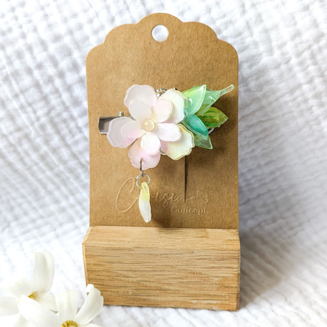 Barrette Cerisier pétale