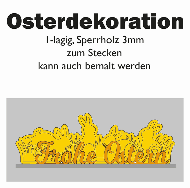 Frohe Ostern Stecker