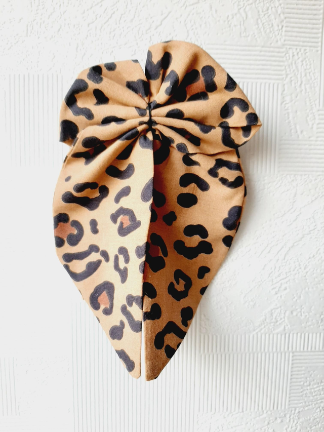 Barrette noeud &quot;Léopard&quot;