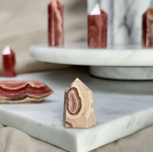 Rhodochrosite Tower (High Quality) #19