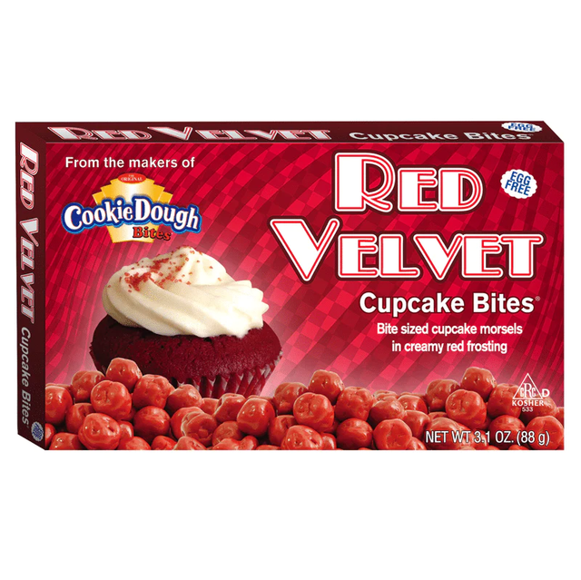 Cookie Dough Red Velvet Cupcake Bites (87g)