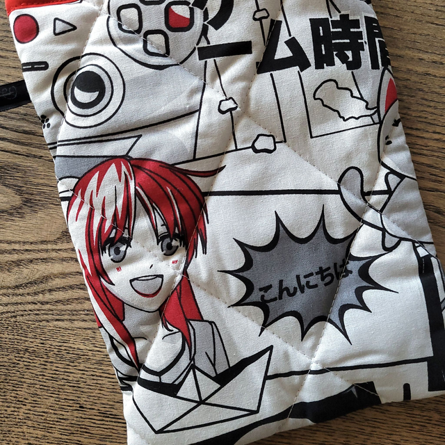 Pochette pour livre Maxi Poche : Manga rouge