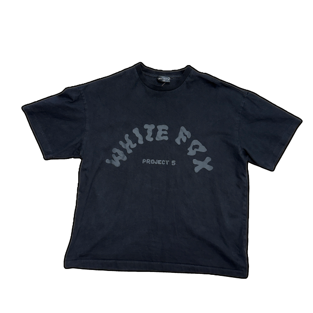 White Fox Spellout Tee - M