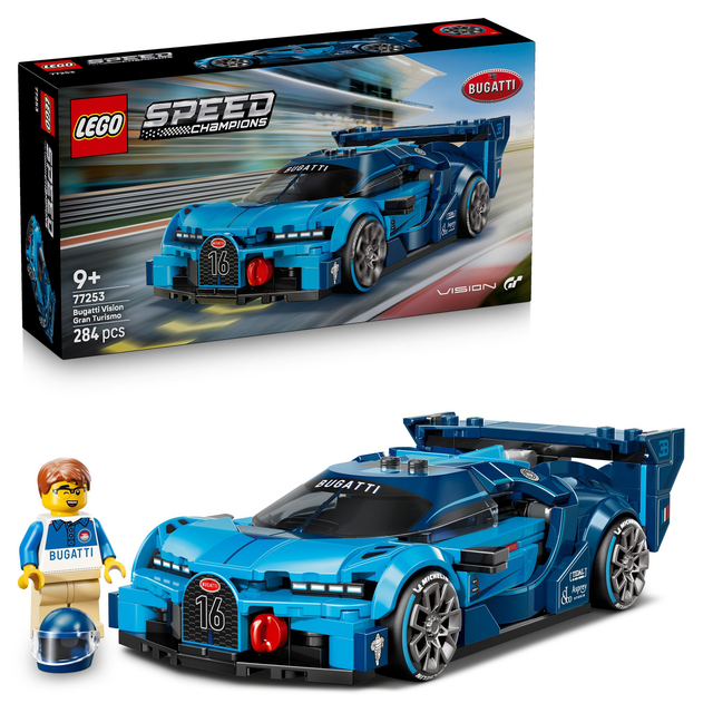 LEGO 77253 Speed Champions Bugatti Vision GT Hypersportwagen