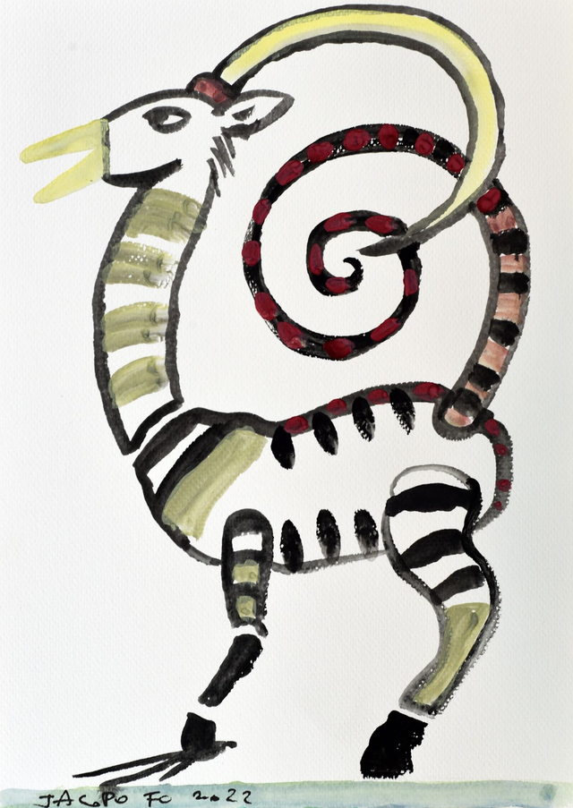 Guglielmo, l'animaletto con l'elmo