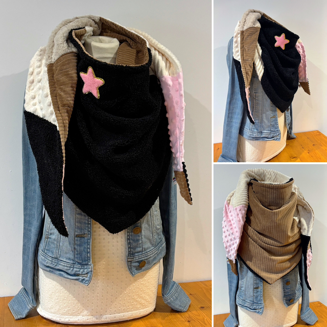 Maxi Chèche Double Patchwork 344