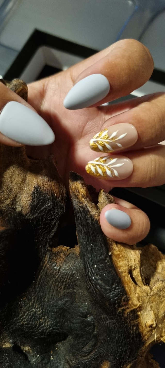 GOLD GREY FOLLIAGE AMANDE XS 