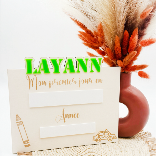 Pancarte Rentrée Scolaire 