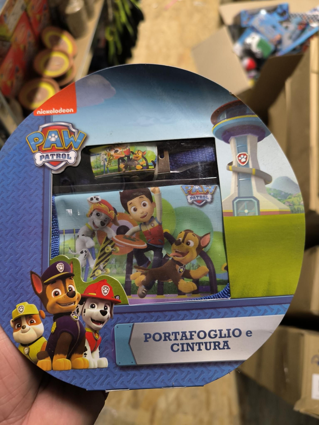 COFFRET PAT PATROUILLE CEINTURE ET PORTEFEUILLE 