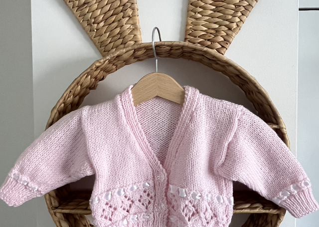 Pink ribbon Cardi