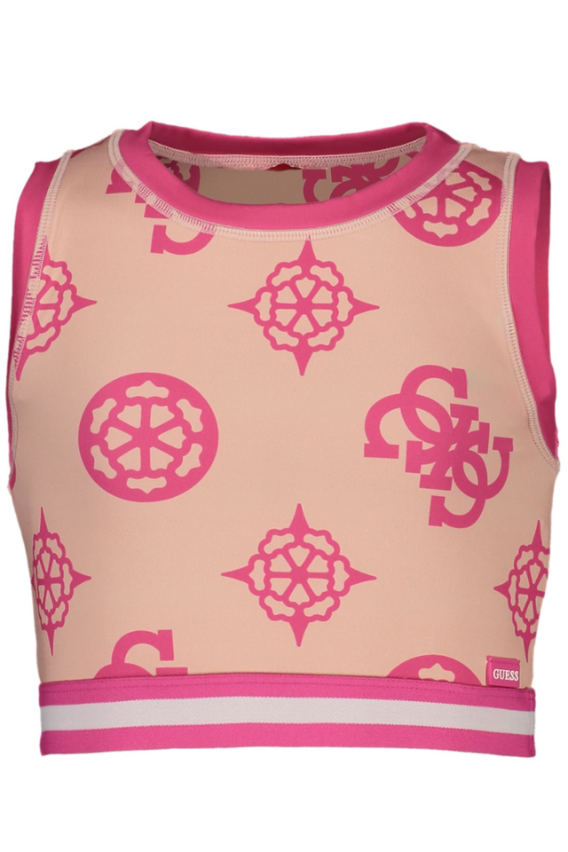 GUESS JEANS TOP BAMBINA ROSA
