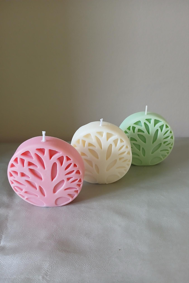 Bougies déco arbre de vie