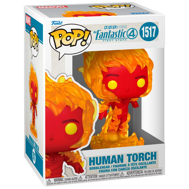 Funko - Marvel The Fantastic 4 Human Torch 9 cm POP!