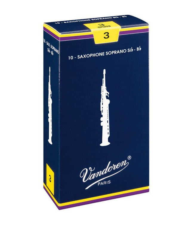 Anches Traditionnelles pour Saxophone Soprano vandoren