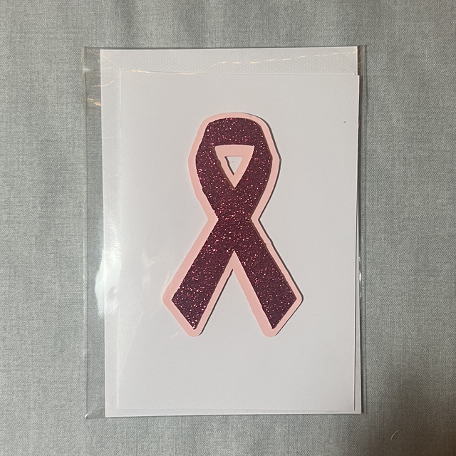 Pink Double layered card