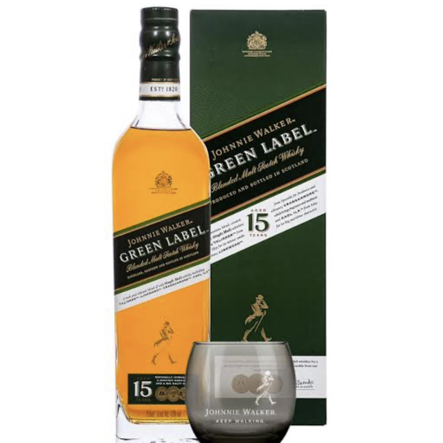 Green Label com copo brinde 