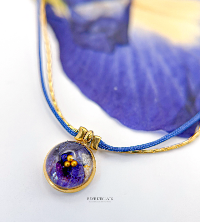Bracelet - Fleur de clitoria