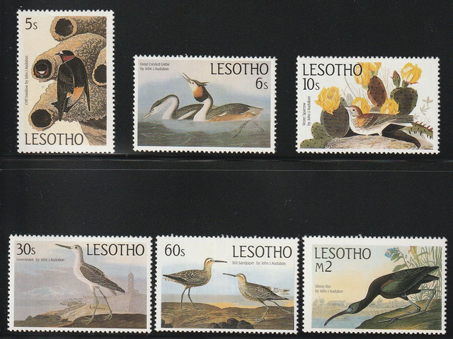 Lesotho 1985 Birds Set MNH