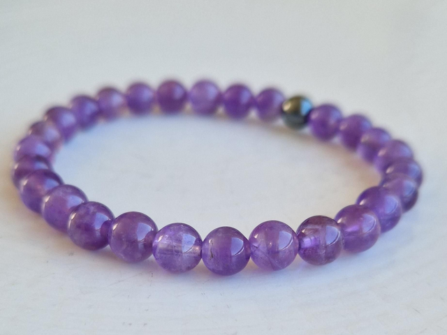 Bracelet AMÉTHYSTE 6mm