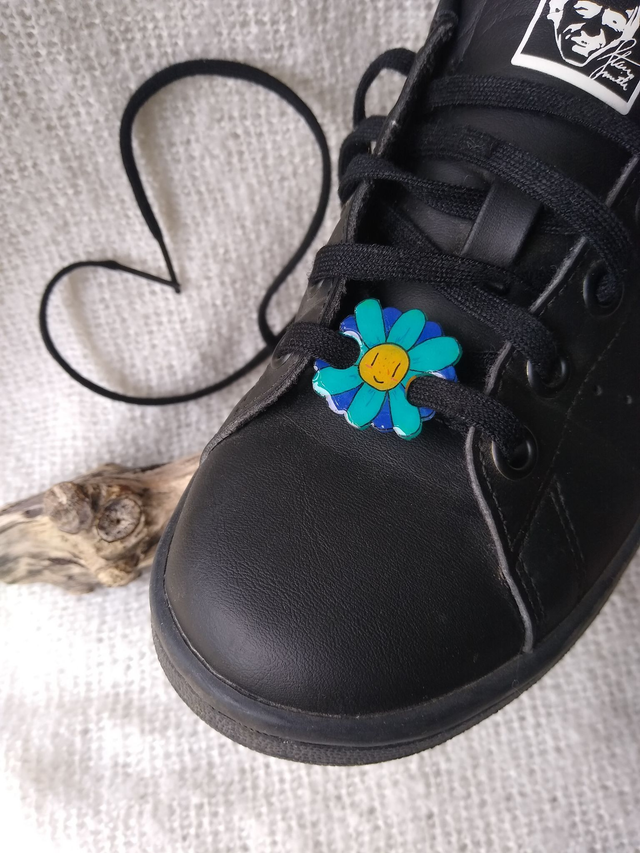 Déco de lacet Blue Flower Power