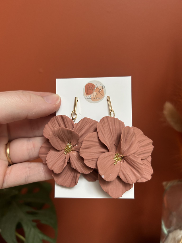 Boucles d’oreilles fleurs