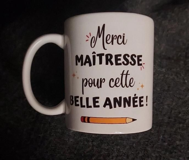 Mug merci maîtresse 