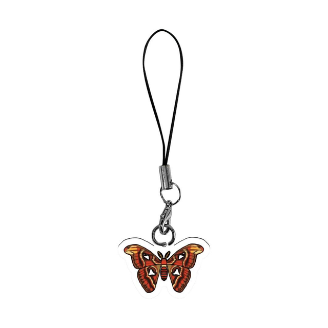 Atlas Moth Acrylic Phone Charm