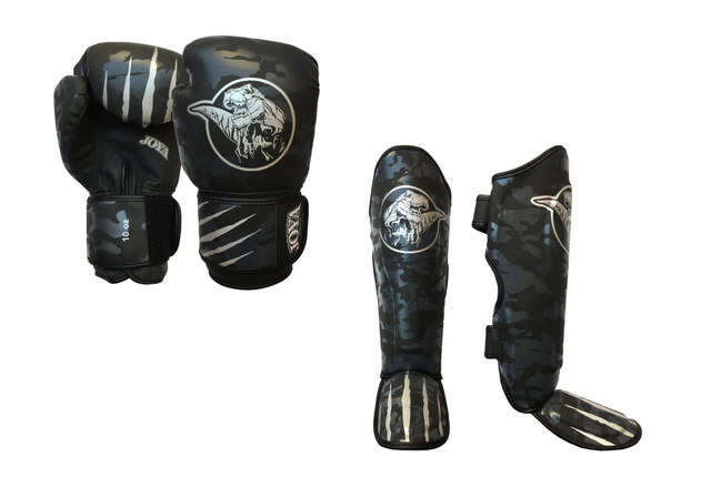 Joya Kinder Dino Kickboks Set Zilver