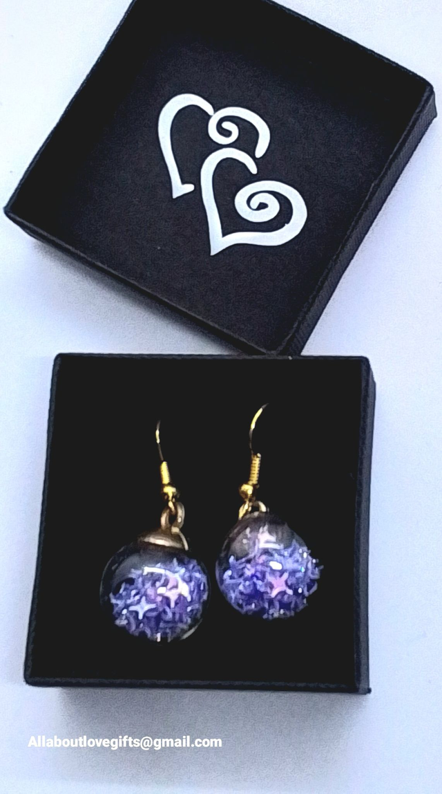 Earings Bauble Design Hand Crafted.