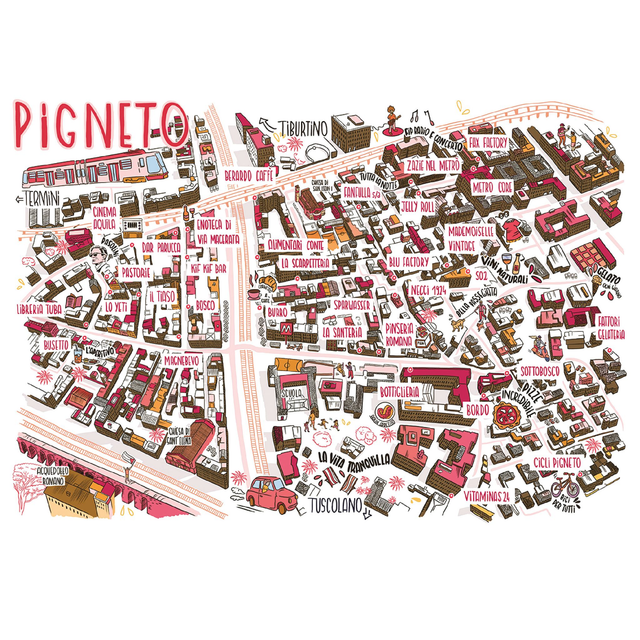 Map of Pigneto