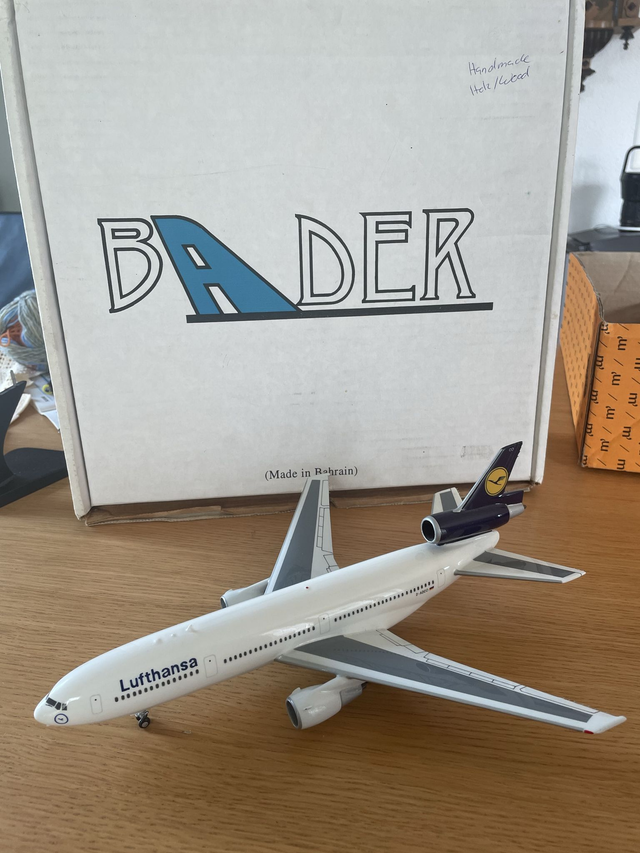 1/200 DC-10-30 Lufthansa von Bader Models Handmade, gebraucht