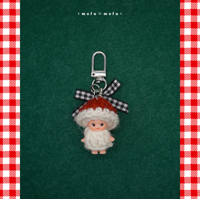 🍄 mini kewpie charm 🍄