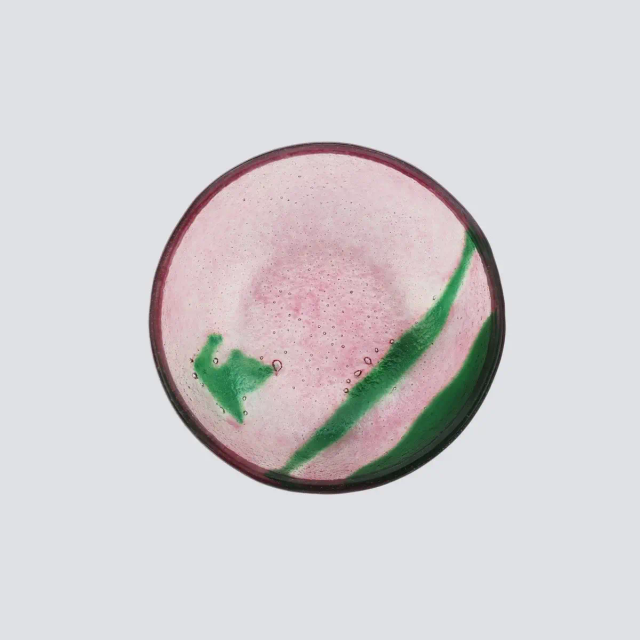 Artisano Bowl Green Magenta Small - Cavari Atelier 
