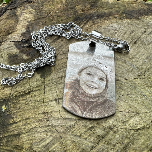 Gravure Plaque Inox Photo