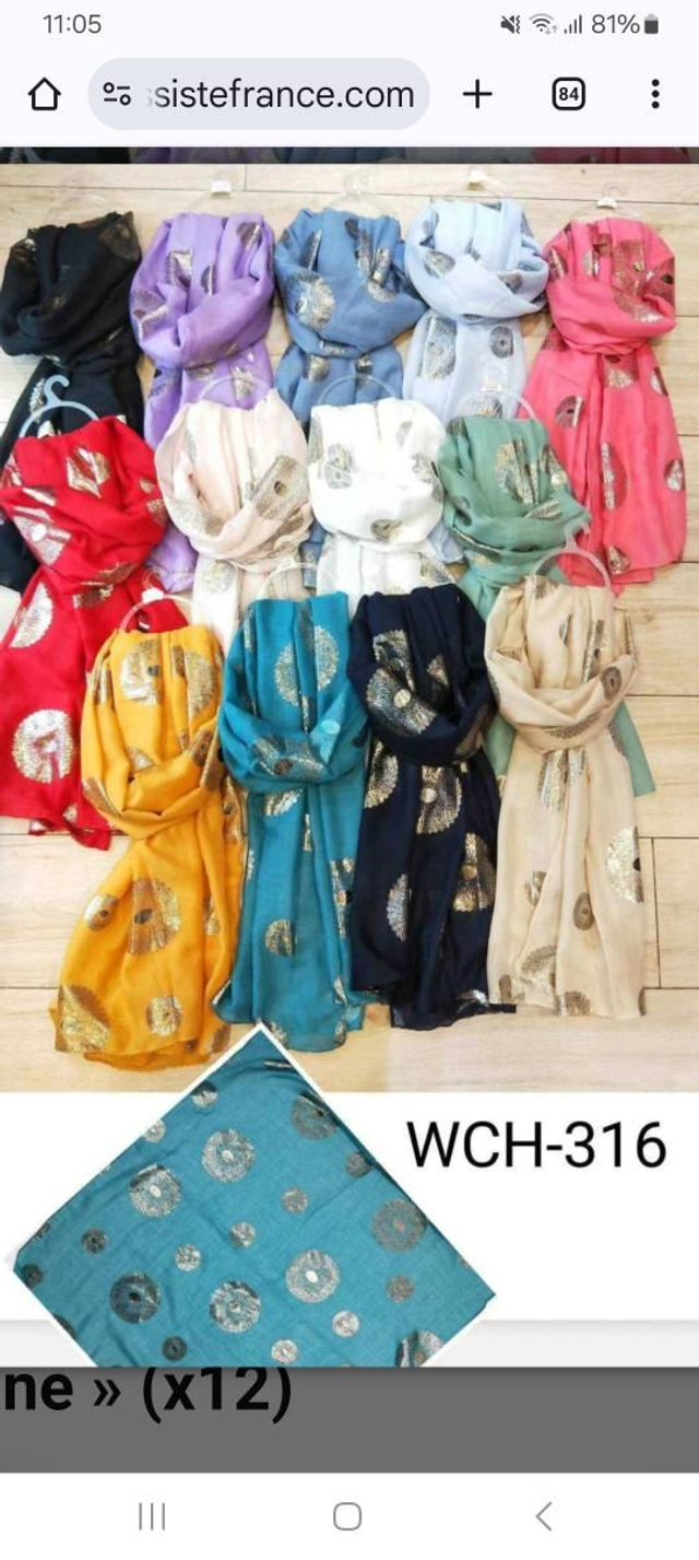 Foulards Luxueux « Éclats de Lune » 

