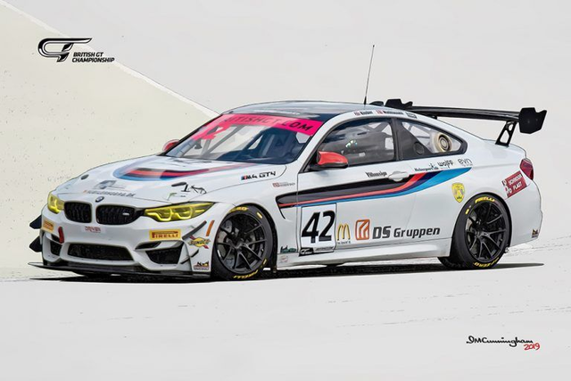 C190702 BMW M4 GT4 British GT'19 Century Motorsport #42