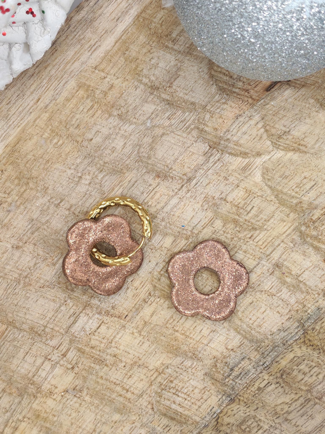 CHOUPETTES Amaya marron paillettes 