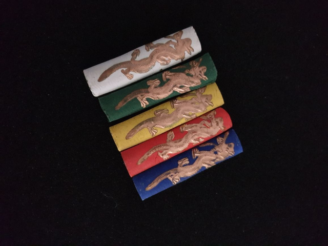 Set de 5 batons d'encre de Chine